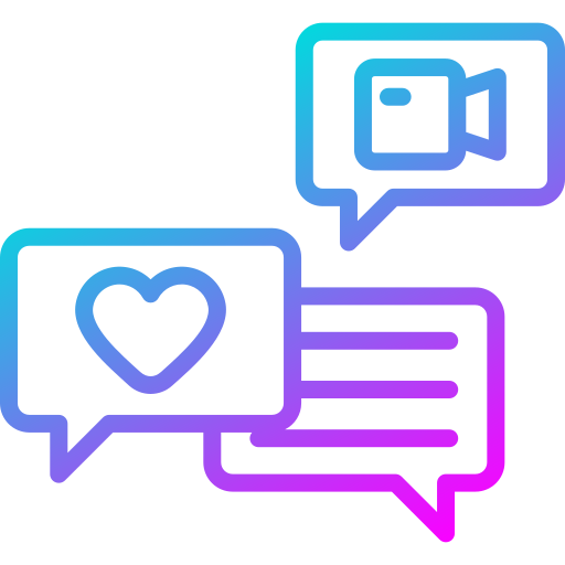 Chat Generic Gradient icon