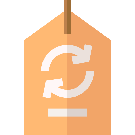 Price tag Basic Straight Flat icon