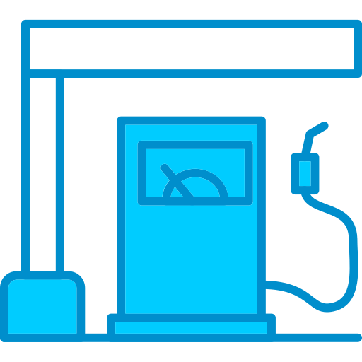 Gas station Generic Blue icon