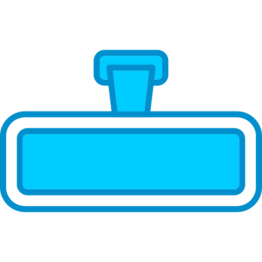 espejo retrovisor Generic Blue icono