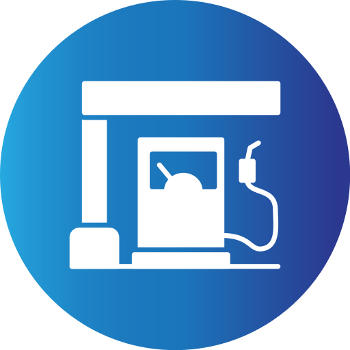 Gas station Generic Blue icon