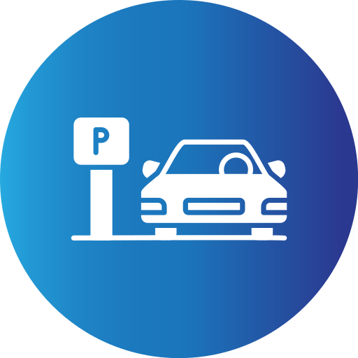 Parking lot Generic Blue icon