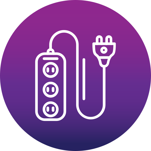 Extension cord Generic Flat Gradient icon