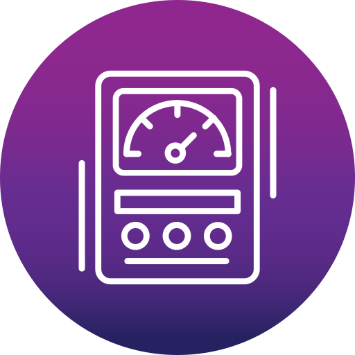 Multimeter Generic Flat Gradient icon