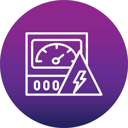 elektriciteits meter Generic Flat Gradient icoon