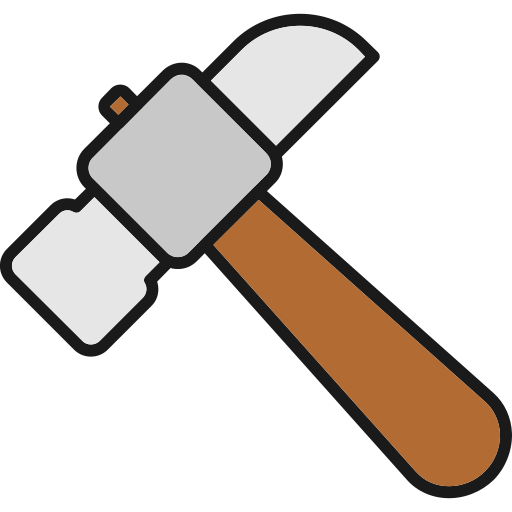 hammer Generic Outline Color icon