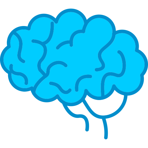 mózg Generic Blue ikona