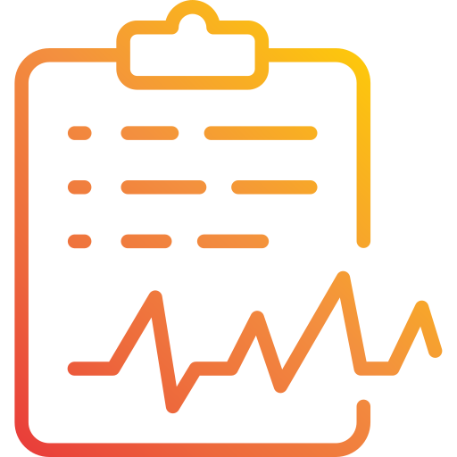 cardiogram Generic Gradient icoon