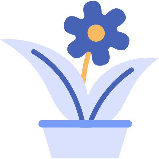 bloempot Generic Flat icoon