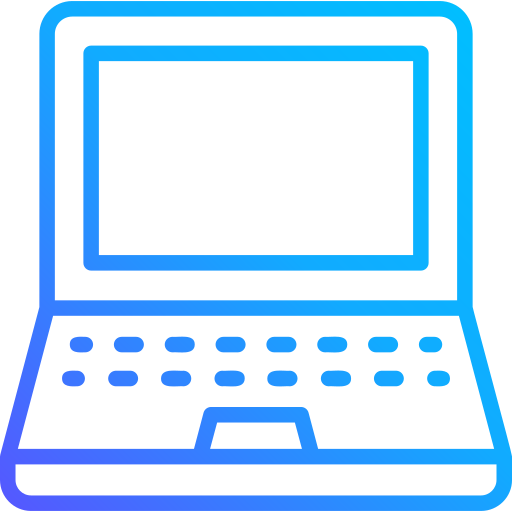 ordinateur portable Generic Gradient Icône