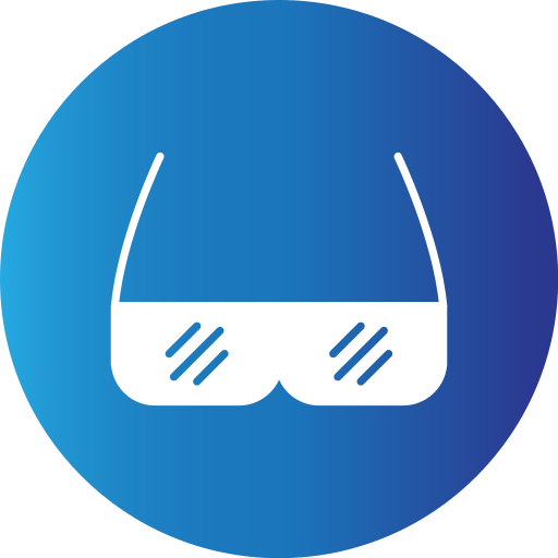 des lunettes de protection Generic Blue Icône