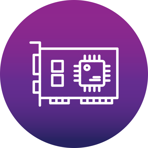 Network Interface Card Generic Flat Gradient icon