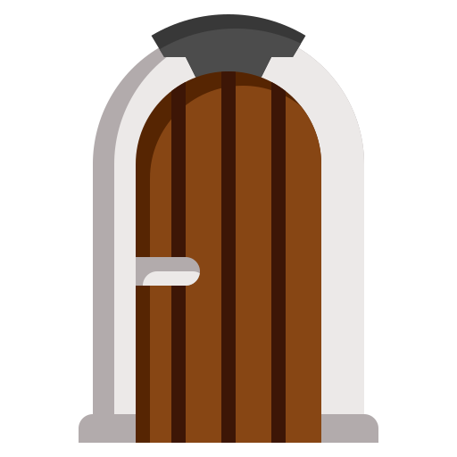 deur Generic Flat icoon