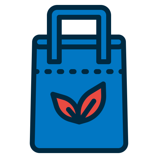 Eco bag Generic Outline Color icon