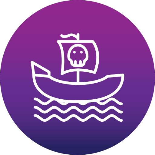 piratenschiff Generic Flat Gradient icon