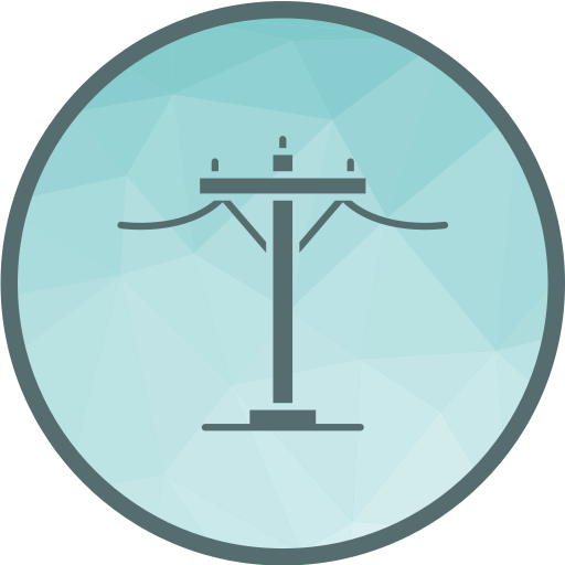 Electric pole Generic Outline Color icon
