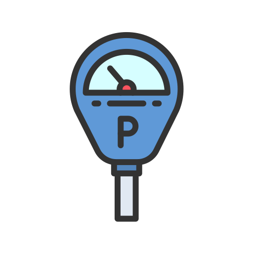 Parking meter Generic Outline Color icon