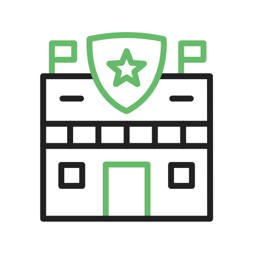 polizeistation Generic Outline Color icon