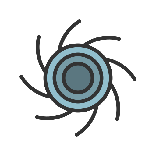 Black hole Generic Outline Color icon