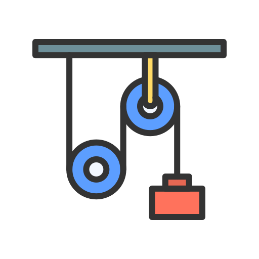 polea Generic Outline Color icono