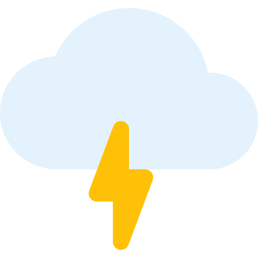 Storm Pixel Perfect Flat icon