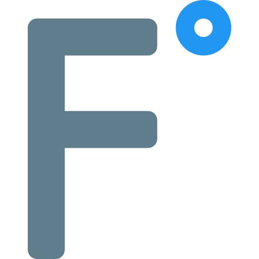 화씨 Pixel Perfect Flat icon