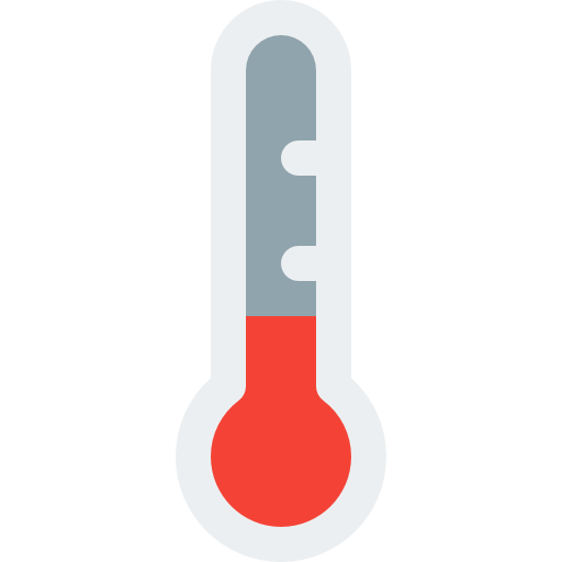 Термометр Pixel Perfect Flat иконка