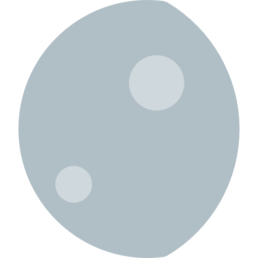 media luna Pixel Perfect Flat icono