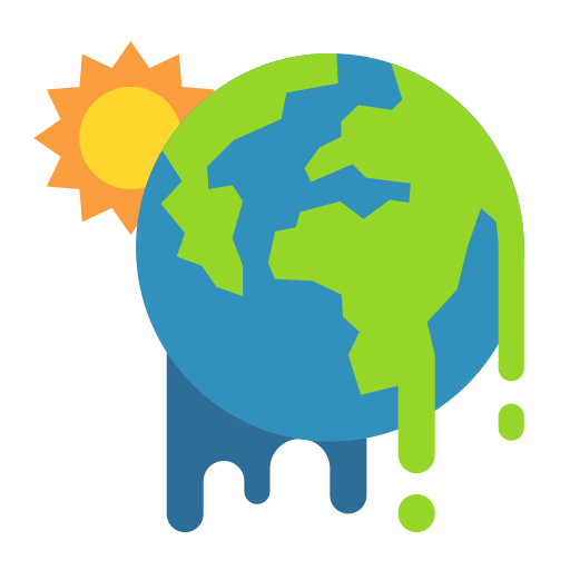 il riscaldamento globale Generic Flat icona