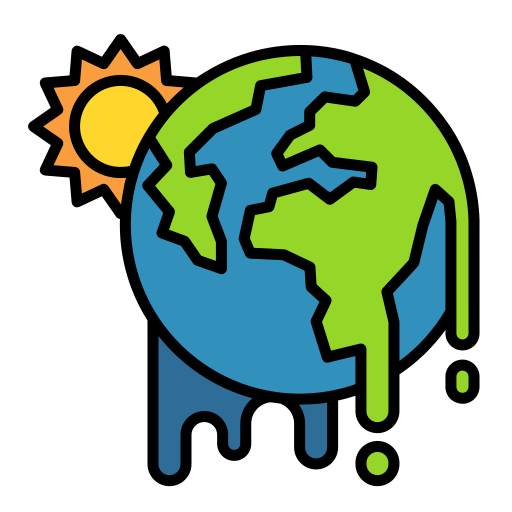Глобальное потепление Generic Outline Color иконка