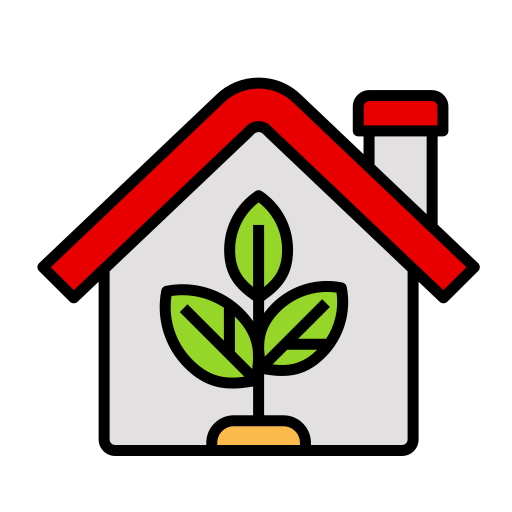 casa ecologica Generic Outline Color icona
