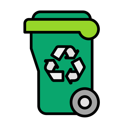 lixeira de reciclagem Generic Outline Color Ícone
