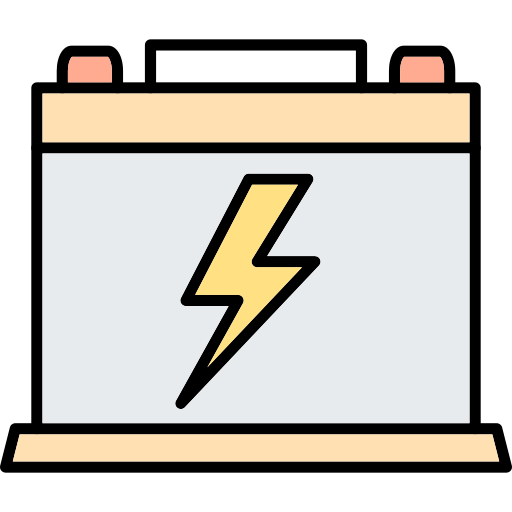 バッテリー Generic Outline Color icon