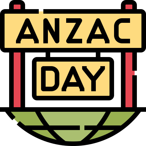 anzac Linector Lineal Color icona