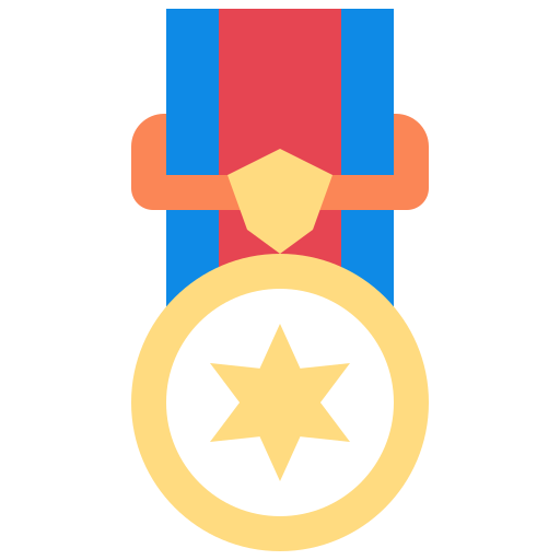 Медаль за отвагу Linector Flat иконка