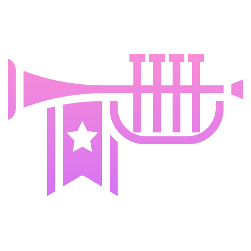 Trumpet Linector Gradient icon