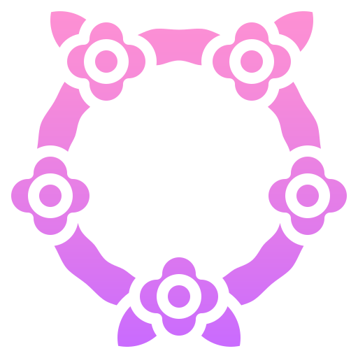 Wreath Linector Gradient icon