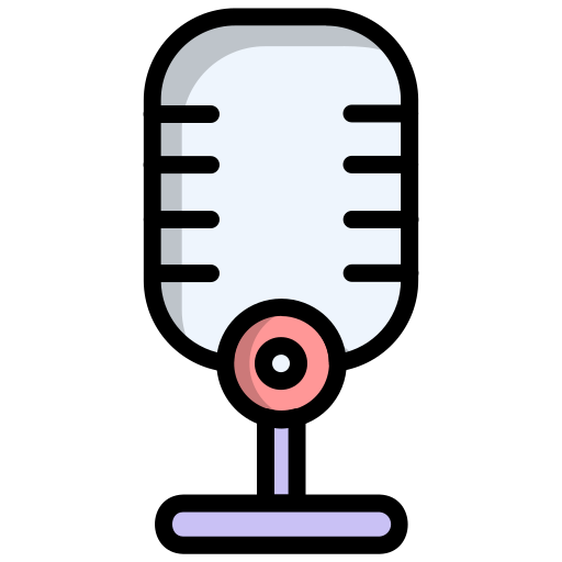 Микрофон Generic Outline Color иконка