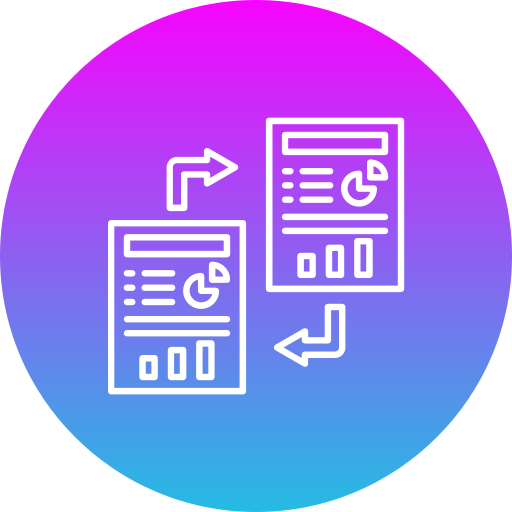 File transfer Generic Flat Gradient icon