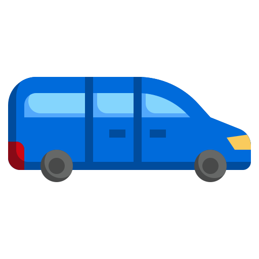 minivan Generic Flat ikona