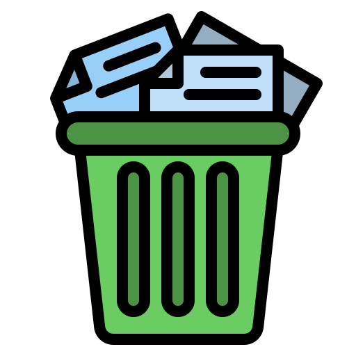 reciclaje de papel Generic Outline Color icono