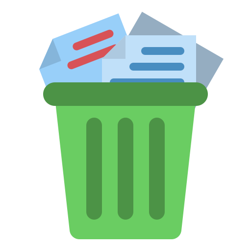 reciclaje de papel Generic Flat icono