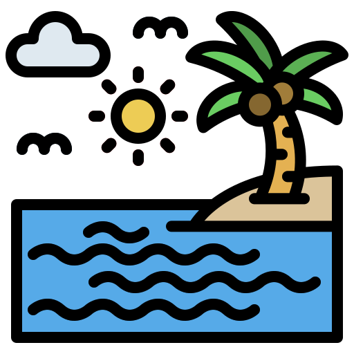 mar Generic Outline Color icono