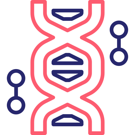 遺伝子 Generic Outline Color icon