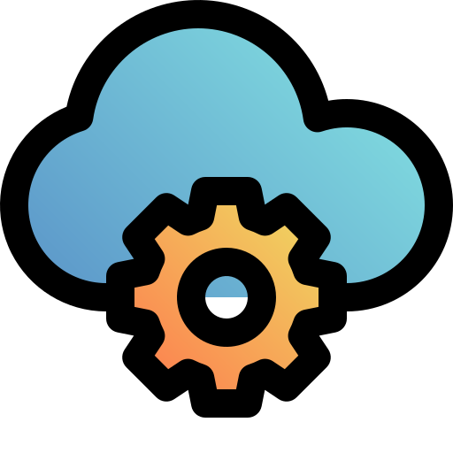 cloud-instellingen Fatima Lineal Color icoon