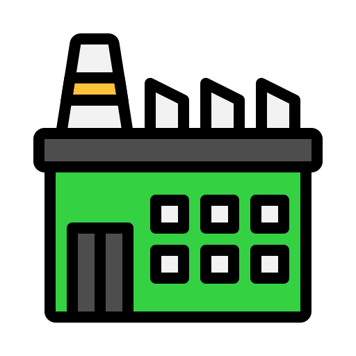 工場 Generic Outline Color icon