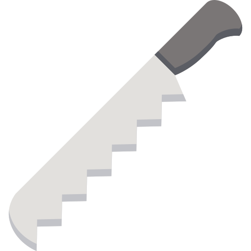 couteau à pain Generic Flat Icône