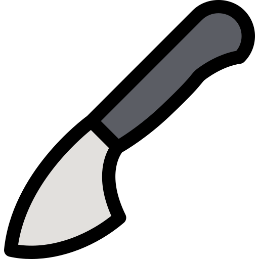 cuchillo para queso Generic Outline Color icono