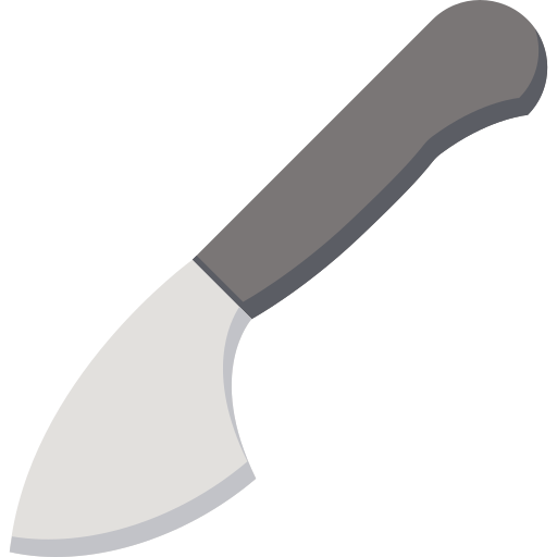 cuchillo para queso Generic Flat icono