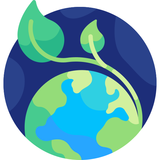 Earth Detailed Flat Circular Flat icon